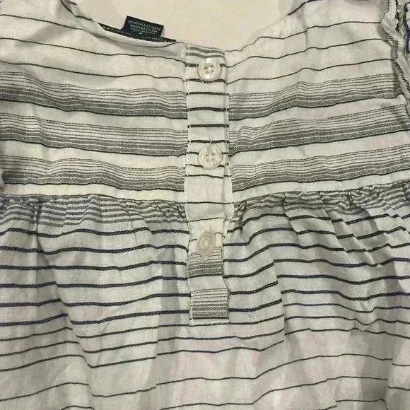 Tommy Hilfiger Girls Size 6 Dress Blue White - Picture 2 of 6